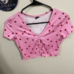 Button up crop top